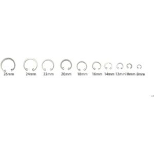 hvazi 200pcs Métricas 304 acero inoxidable Interna Snap_4