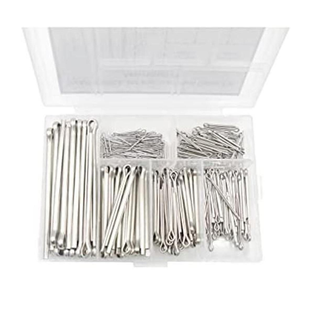 hvazi 250pcs Heavy Duty Mixed Acero Chapado en zinc