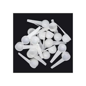 honbay 20 piezas 0.3 fl oz plástico blanco cucharas