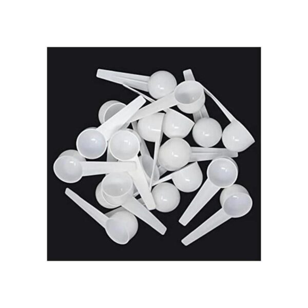honbay 20 piezas 0.3 fl oz plástico blanco cucharas