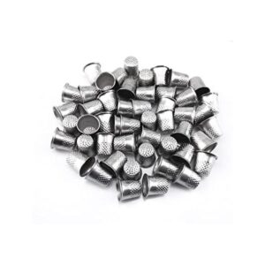 honbay 50pcs Plata Costura Quilting metal Thimbles_1