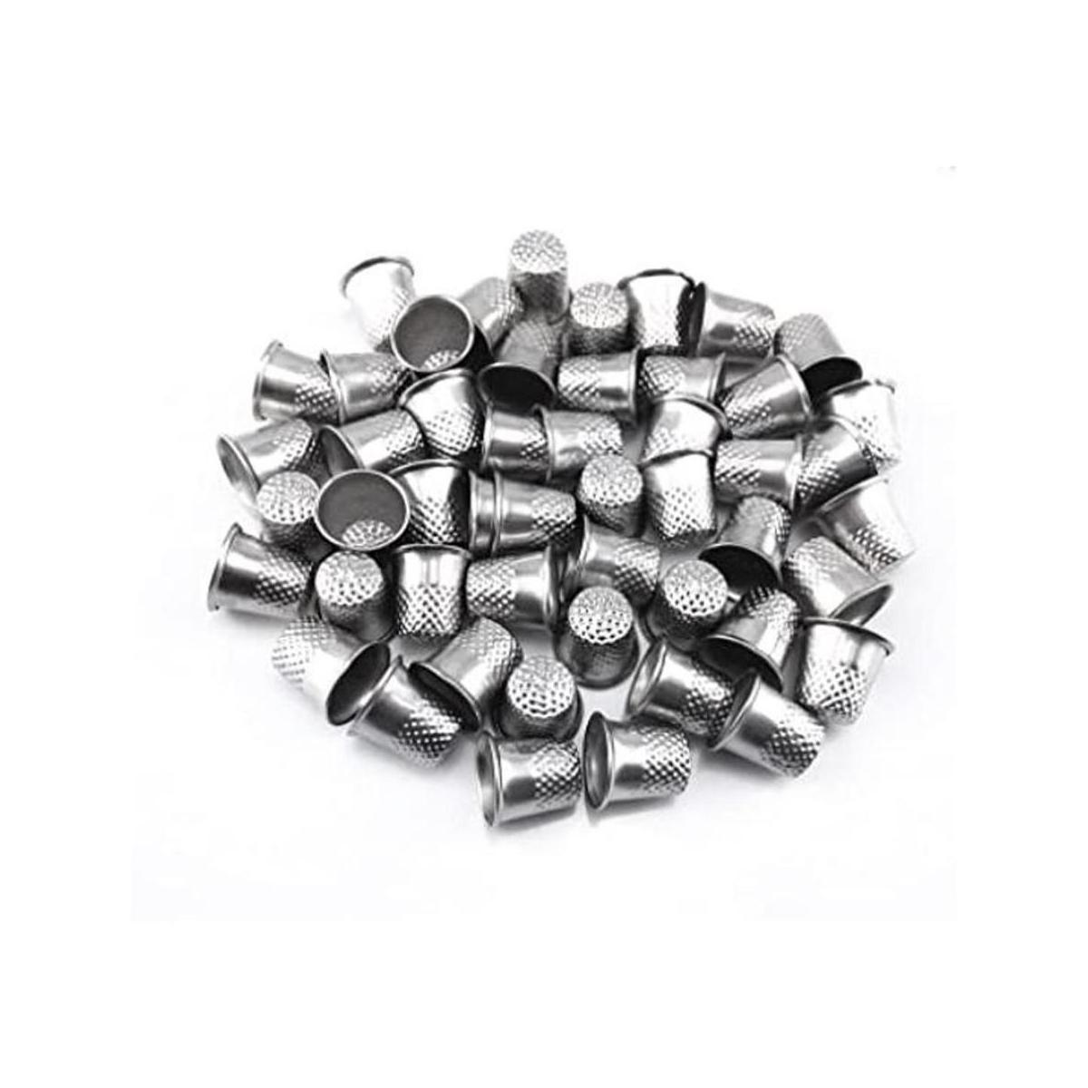honbay 50pcs Plata Costura Quilting metal Thimbles