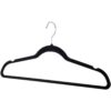 homeit 50 Pack Perchas Perchas de Terciopelo Negro Ropa_4