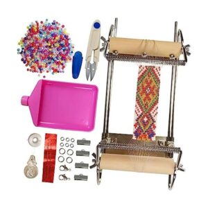 hobbyworker Kit de telar de cuentas ajustables de segunda