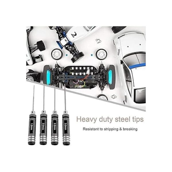 hobbyace 4pcs Hex Screw driver Herramientas Kit Set para