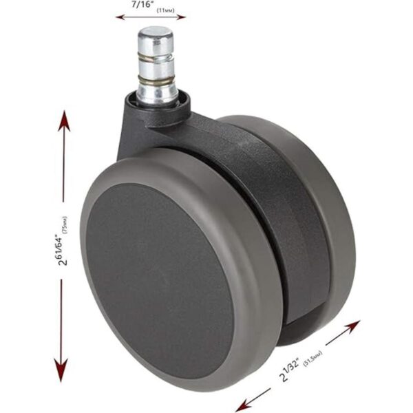 hjh OFFICE 5 x Ruedas de suelos duros 716 inch 11_3