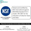 hiwater Filtro de agua para nevera LT700P replacememt
