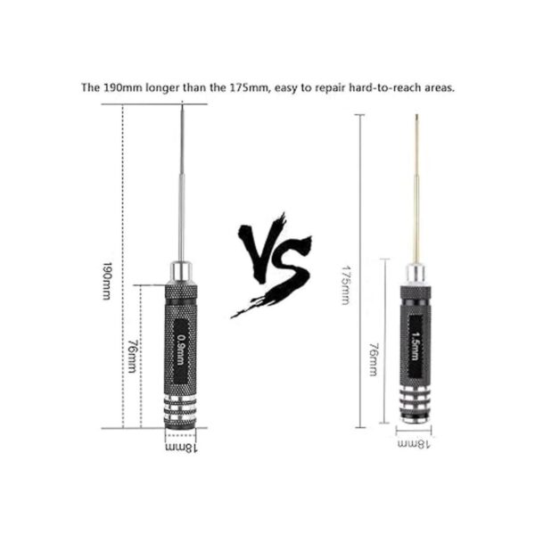 hobbyace 4pcs Hex Screw driver Herramientas Kit Set para