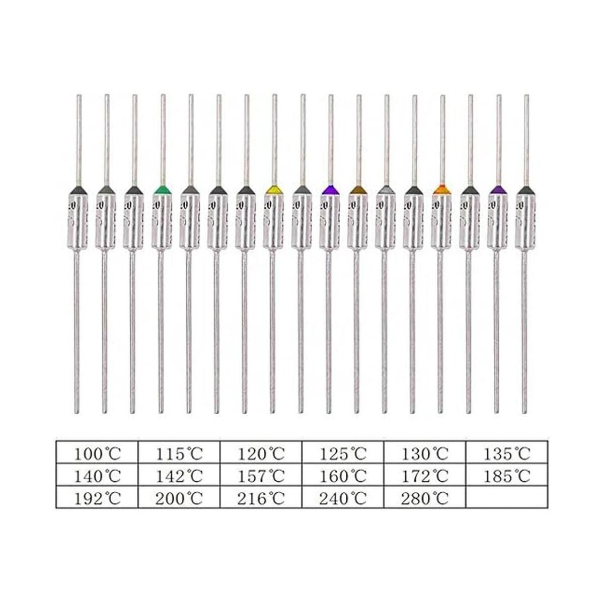 hilitchi 85pcs 10 A 250 V Circuito Cut Off Temperatura