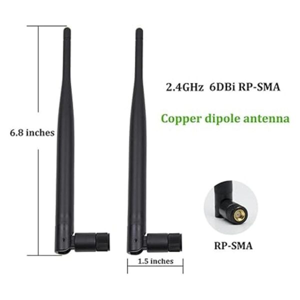 highfine 2 x 24 GHz 6dBi interior omnidireccional Antena_2