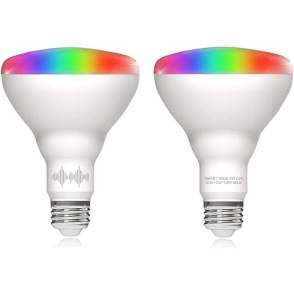 helloify BR30 Bombillas LED inteligentes WiFi RGBCW_1