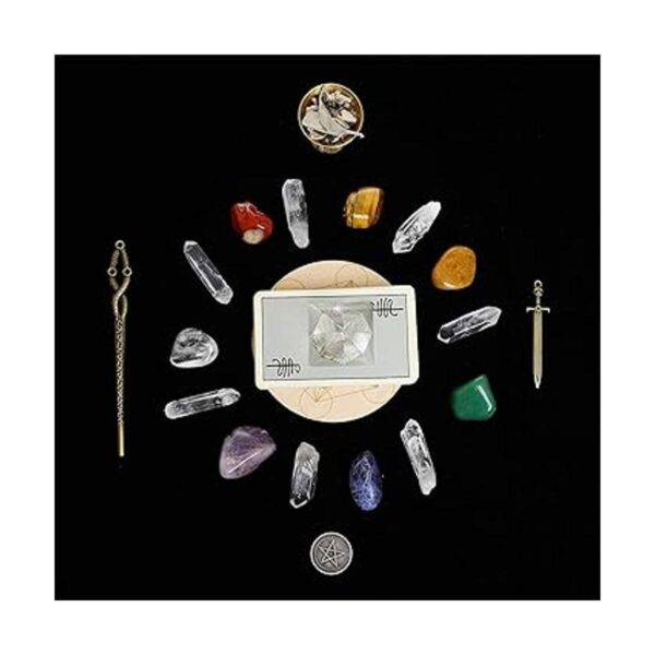 hexerhan Juego de cristales y piedras curativas kit de_5