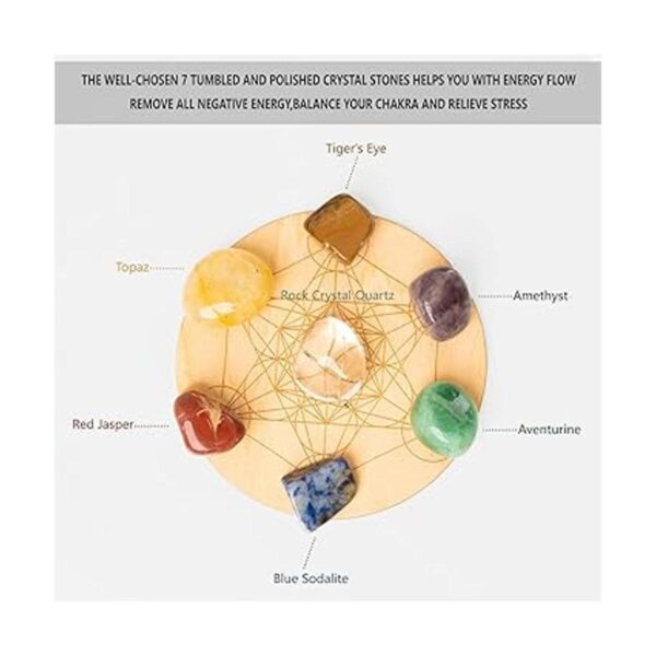 hexerhan Juego de cristales y piedras curativas kit de_4