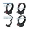 haoge lmrn372 lente Collar Pie Tripod Mount Ring Soporte_6