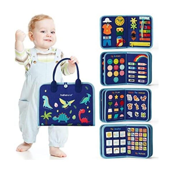 hahaland Tablero ocupado para niños pequeños juguetes_1