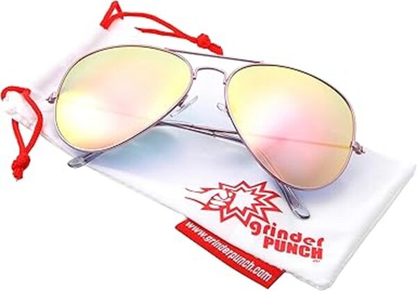 grinderPUNCH Gafas de sol con lentes de espejo de color_2