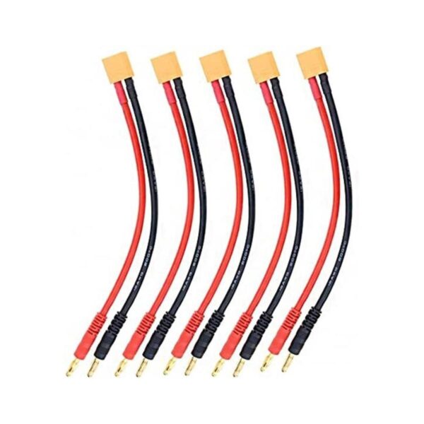 glarks 5pcs XT60 a 4.0 mm plátano Plug Equilibrio cable de_1