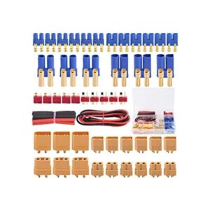 glarks 76pcs TPlugXT60XT90EC3EC5 Male Female Plug_1