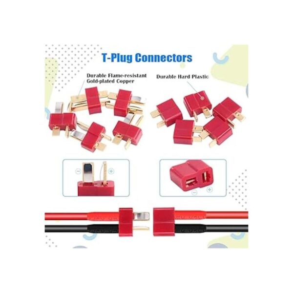 glarks 76pcs TPlugXT60XT90EC3EC5 Male Female Plug_4