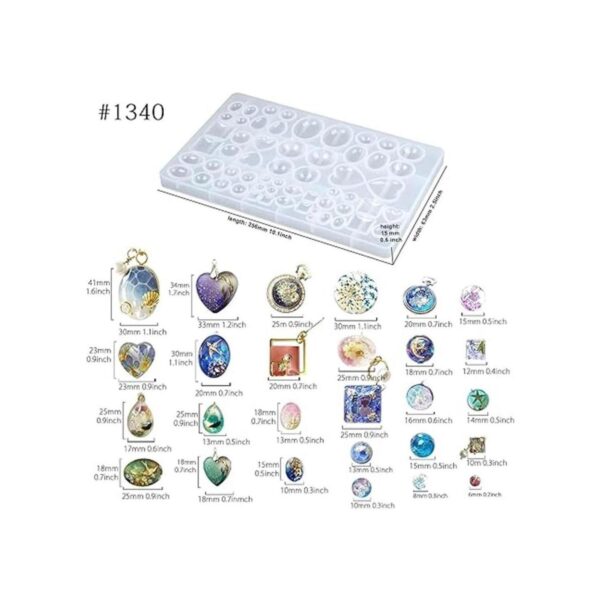 funshowcase molde de silicona para joyas cabujón forma_4