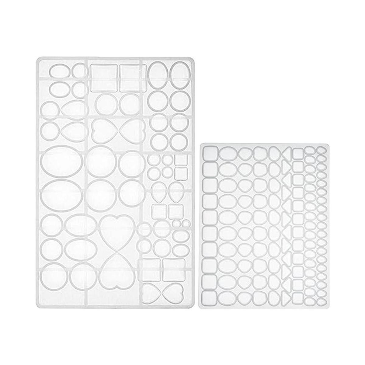 funshowcase molde de silicona para joyas cabujón forma
