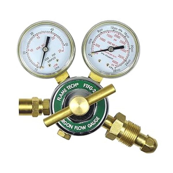 flametech ftfg25ar Gauge Argon Regulador de flujo Caja de_2