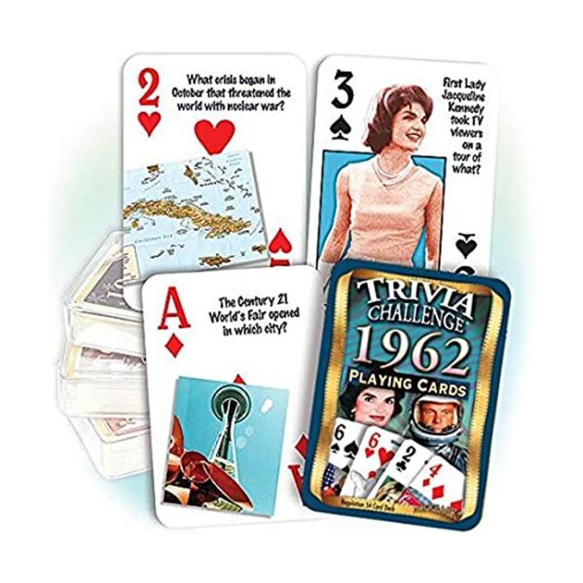 flickback 1962 Trivia jugando cartas tu fabulosa Año