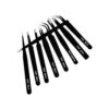 feita 7pcs ESD SAFE antiestática Pinzas de acero