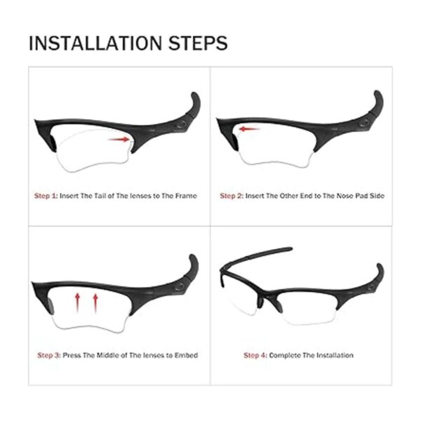 fiskr antisaltwater polarizadas Lentes de repuesto para_6