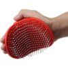 emours Pet Grooming cepillo para polvo masajeador de hule_2