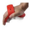 emours Pet Grooming cepillo para polvo masajeador de hule_3