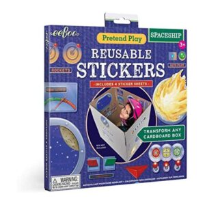 eeBoo Juego de simulación calcomanías reutilizables de_1