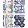 eeBoo Calcomanías de juego de simulación para automóvil 1_3