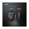 eccpp New Reemplazo Remote Keyless Key Fob Clicker Caso