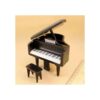 eatingbitiing R Negro Piano con silla Dollhouse_2