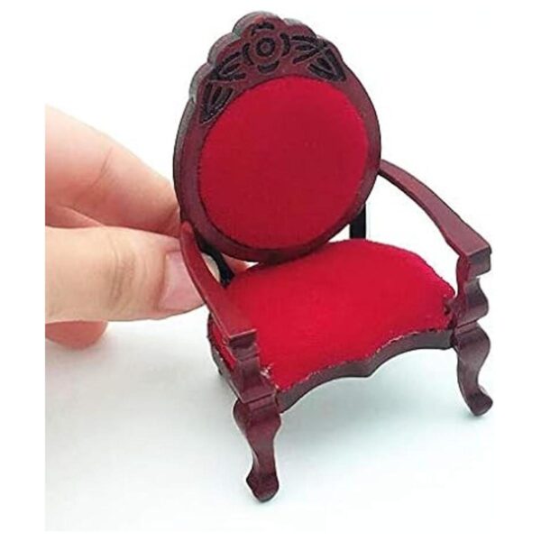 eatingbiting R 1 12 casa de muñecas en miniatura silla_4