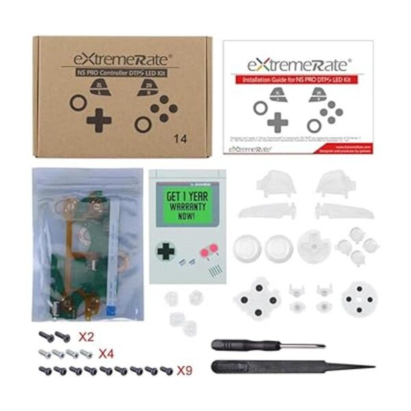 eXtremeRate Kit de pulsadores luminosos de varios colores_2