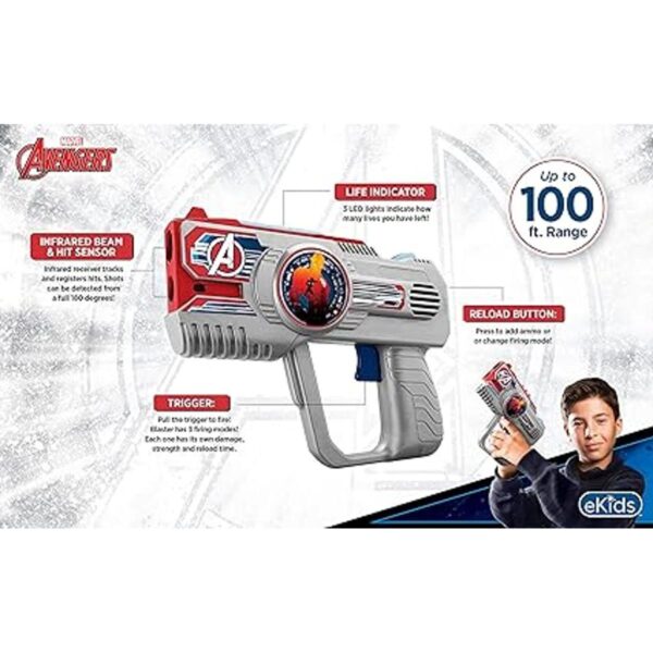 eKids La etiqueta láser de Avengers Assembly para niños_2