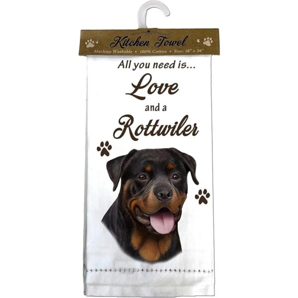 es pets 700 33 Rottweiler paños de cocina color blanco_1