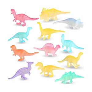 dinosaurios juguetes de 12 piezas que brillan en la_1