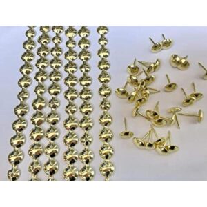 decotacks Clavos de tapicería 10 tiras de 1.1 yardas de_1