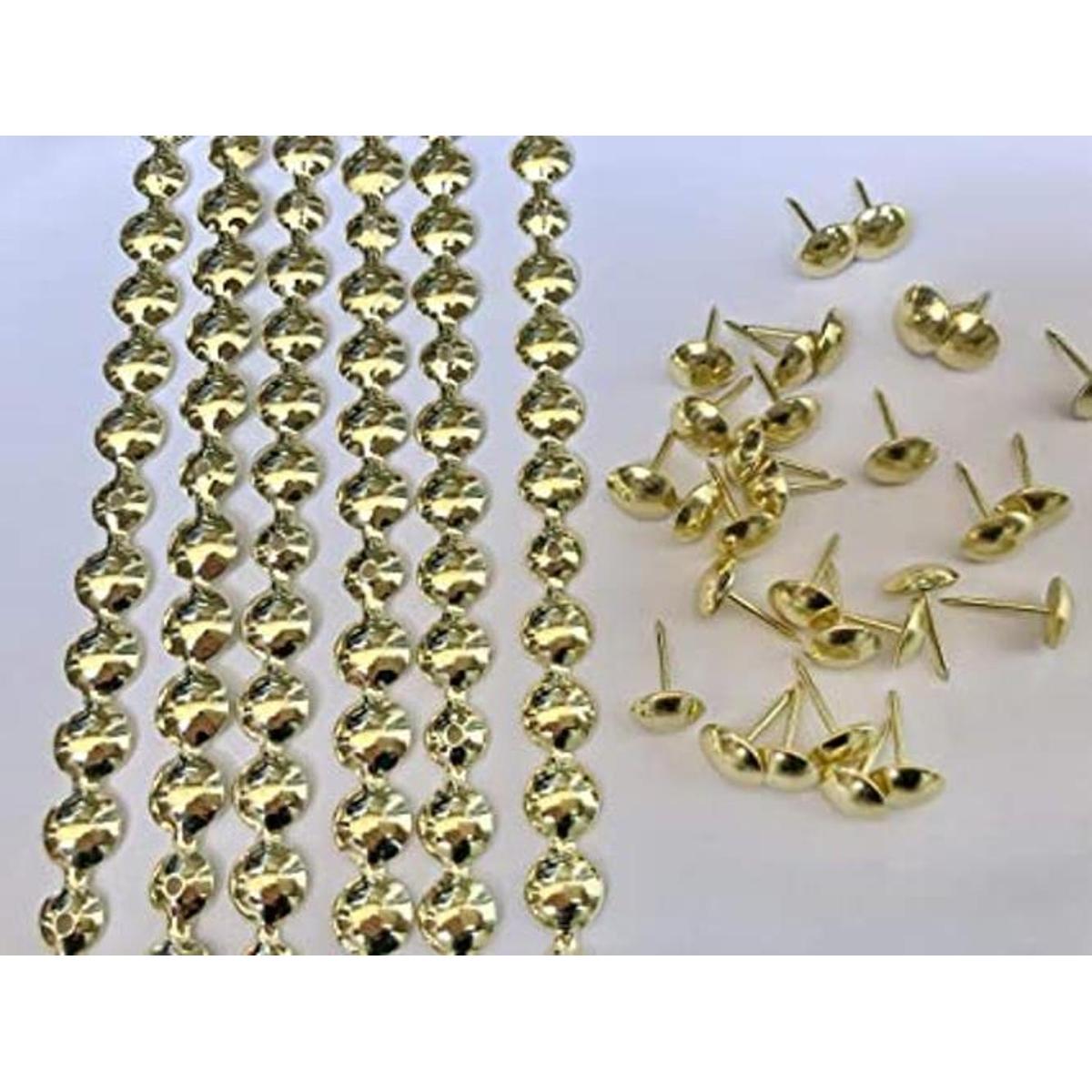 decotacks Clavos de tapicería 10 tiras de 1.1 yardas de