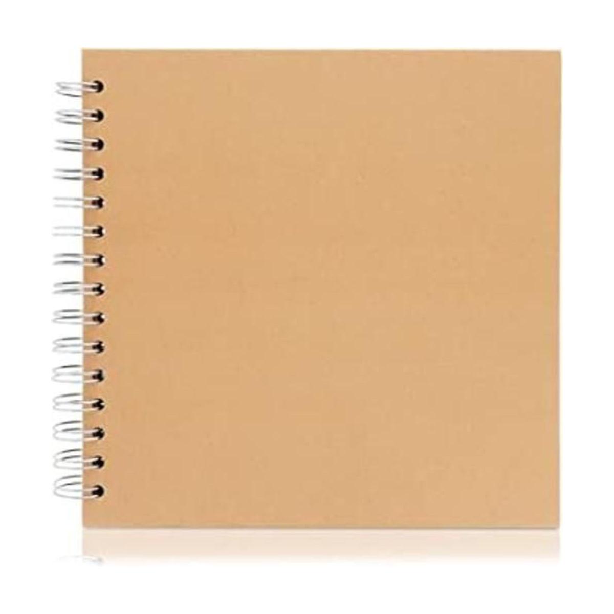 de papel kraft de tapa dura 80 páginas diario en blanco