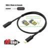 de extensión USBC 3.1 macho a hembra Gen 2 10 Gbps_2