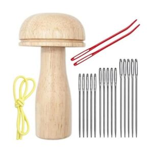 de costura de huevo de madera reción de_1