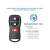 de control remoto Keyless2Go KBRASTU15 llave de auto_4