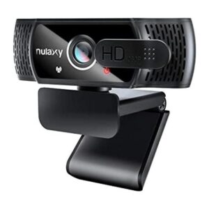 cámara web nulaxy c900 con micrófono y cubierta de_1