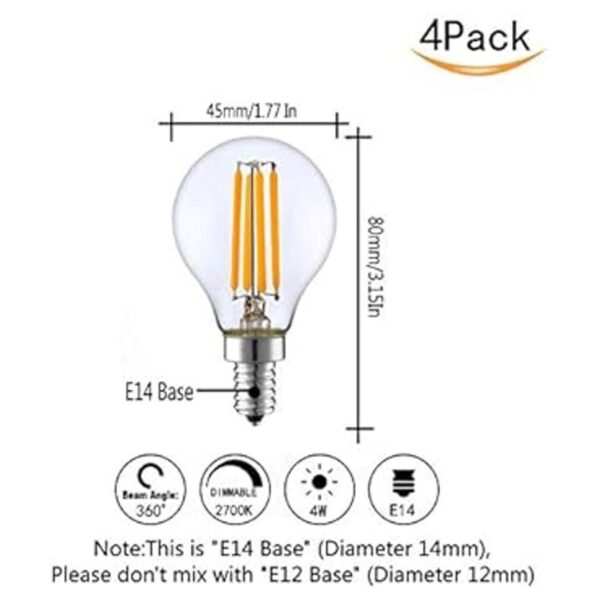 ctkcom clásico Edison Bombillas LED de intensidad