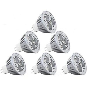 ctkcom MR16 3 W foco LED 6 unidades warm Blanco 2700 K