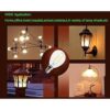 ctkcom G45 2 W LED Vintage Edison regulable bombillas de